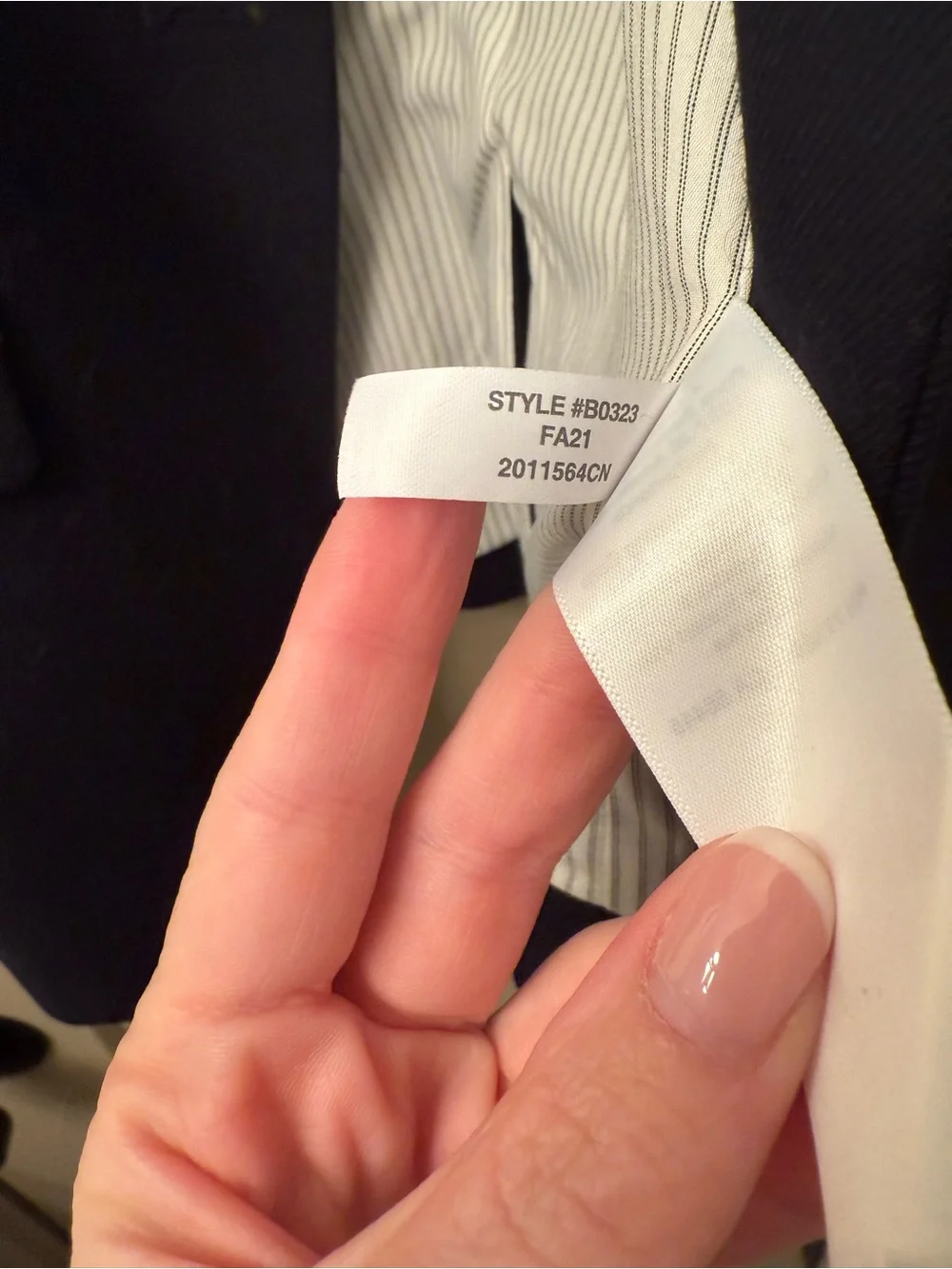 J. Crew Navy Single-Button Minimalist Blazer Sz 6
